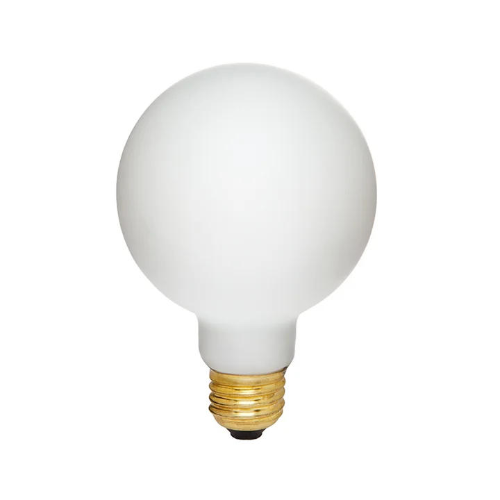 Porcelain II LED-Leuchtmittel E27 6W, Ø 8 cm von Tala in weiss matt