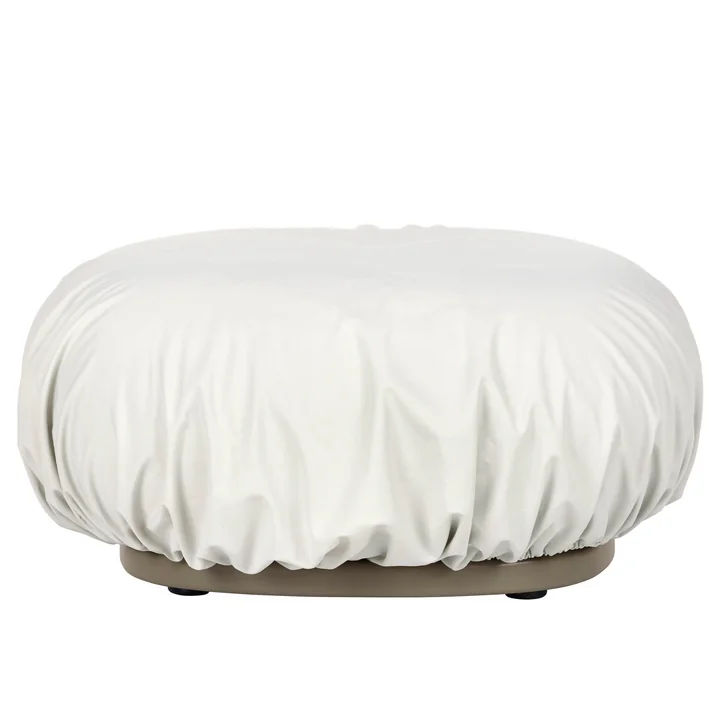Abdeckung für Pacha Outdoor Ottoman, weiss von Gubi