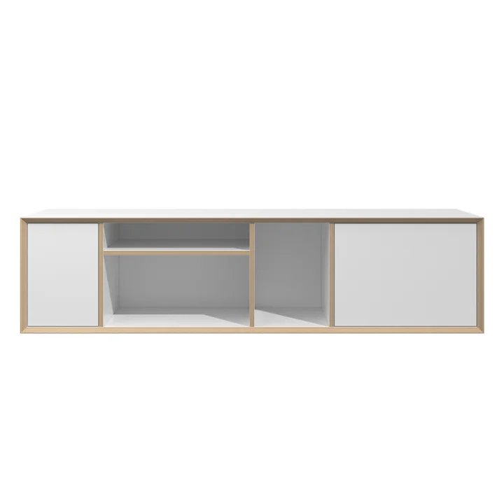 Vertiko Wide Sideboard, Two, CPL weiss / Birke von Müller Small Living