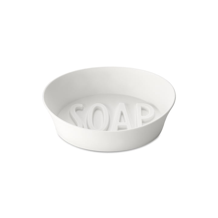 Soap Seifenschale, recycled white von Koziol