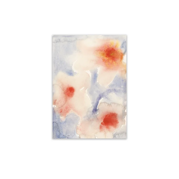 Paper Collective - Three Flowers Poster, 30 x 40 cm