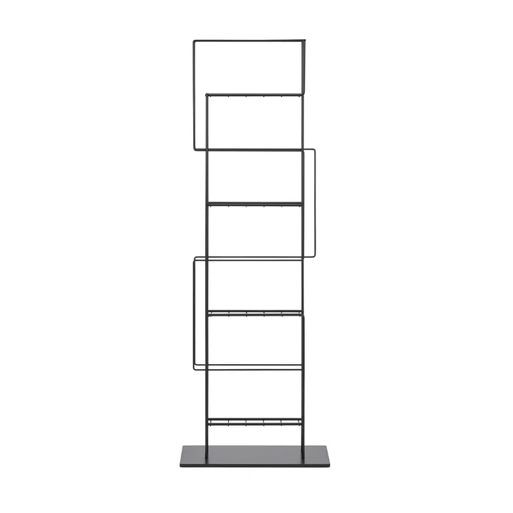 Revue Zeitungs- und Prospektständer, schwarz von Schönbuch