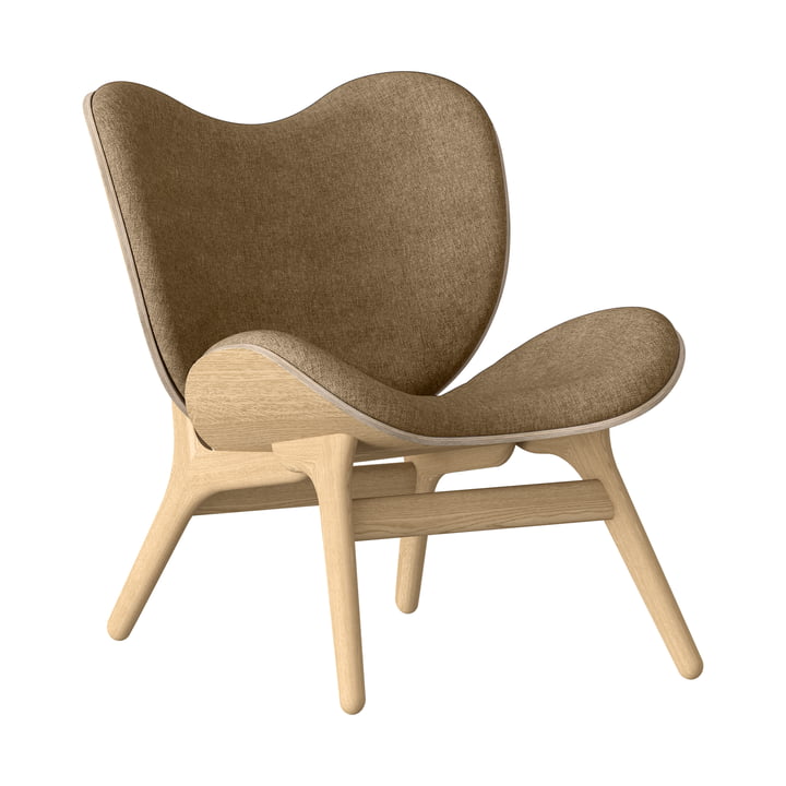 A Conversation Piece Sessel von Umage in der Ausführung Eiche natur / sugar brown