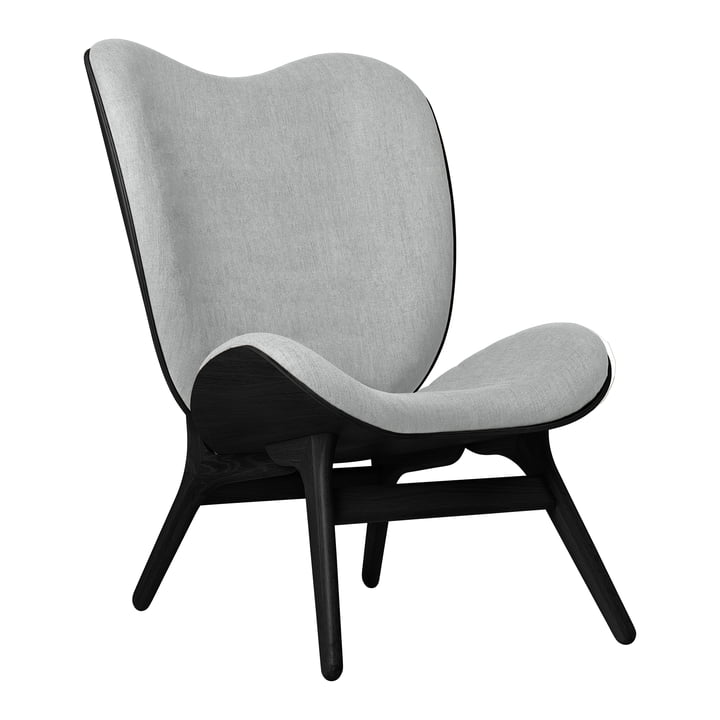 A Conversation Piece Tall Sessel von Umage in der Ausführung Eiche schwarz / sterling
