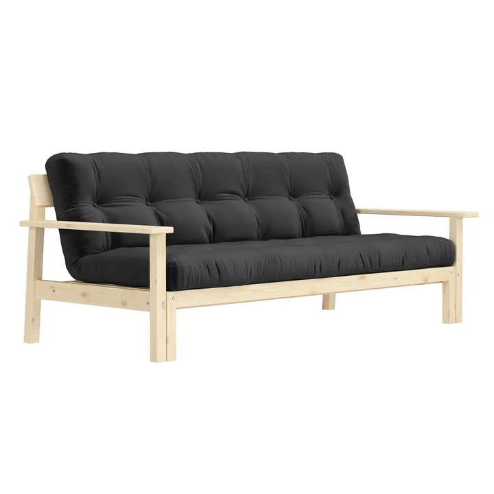 Unwind Schlafsofa, Kiefer natur / dunkelgrau (734) von Karup