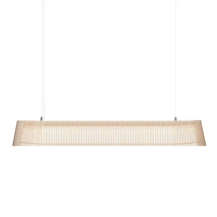 Owalo 7000 LED-Pendelleuchte von Secto in Birke