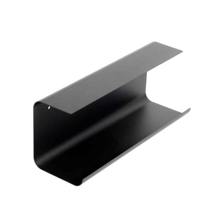 Dublin Wandablage, 50 x 18 cm, Metall schwarz von Muubs