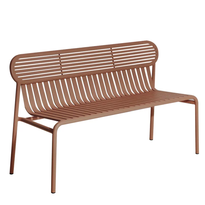 Week-End Outdoor Bank, terracotta von Petite Friture