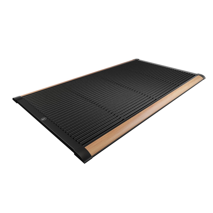 Fussmatte Outdoor 120 × 70 cm, schwarz / teak ( Limited Edition ) von Rizz