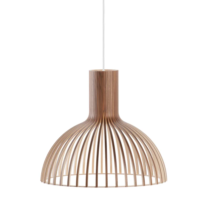 Victo Small 4251 Pendelleuchte, Ø 45 x H 39 cm, Walnuss von Secto