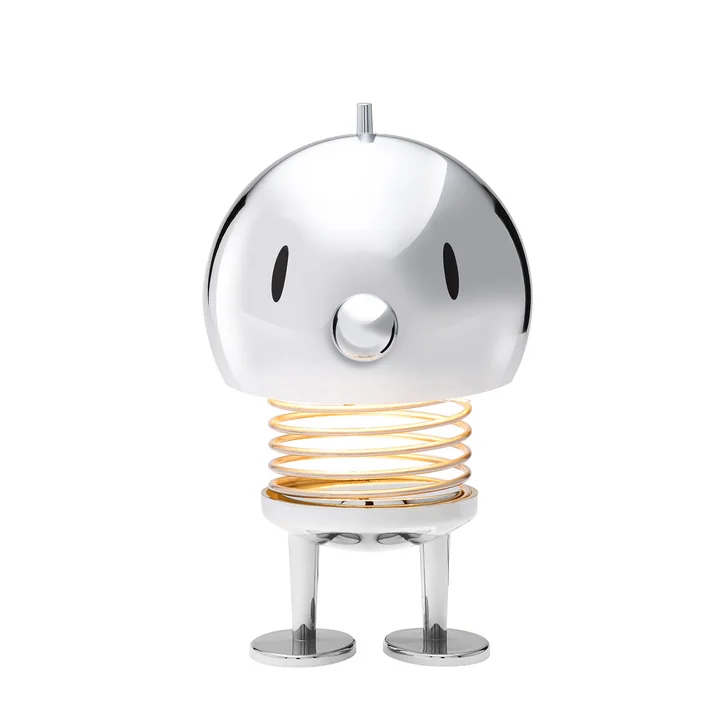 Bumble Tischleuchte, Large, chrome von Hoptimist