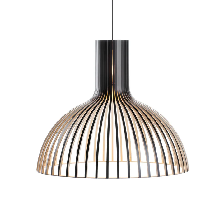 Victo 4250 Pendelleuchte, Ø 56 x H 48 cm von Secto in schwarz