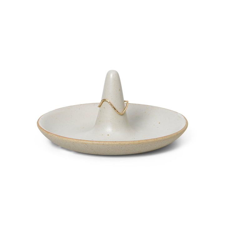 Ring Schmuckaufbewahrung, Ø 9,5 cm, off-white von ferm Living