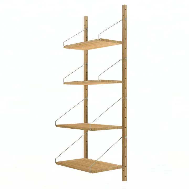 Library Regal von Frame in der Ausführung Eiche natur