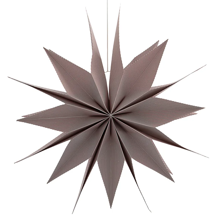 Capella Papier Weihnachtsstern von House Doctor in der Ausführung rot / weiss