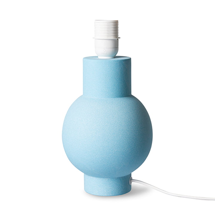 Tischleuchtenfuss aus Keramik, ice blue von HKliving