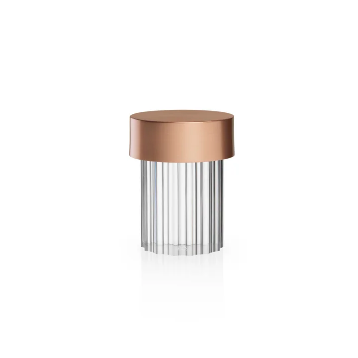 Last Order LED Tischleuchte, Kupfer / fluted von Flos