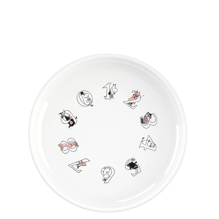 Moomin ABC Teller Ø 15 cm, salmon von Rig-Tig by Stelton
