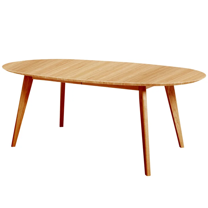 DK10 Ausziehtisch oval, Eiche geölt von Andersen Furniture