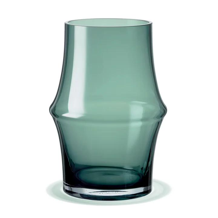 Arc Vase von Holmegaard in der Farbe dunkelgrün