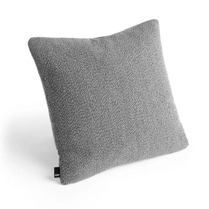 Texture Kissen Bouclé, grau von HAY