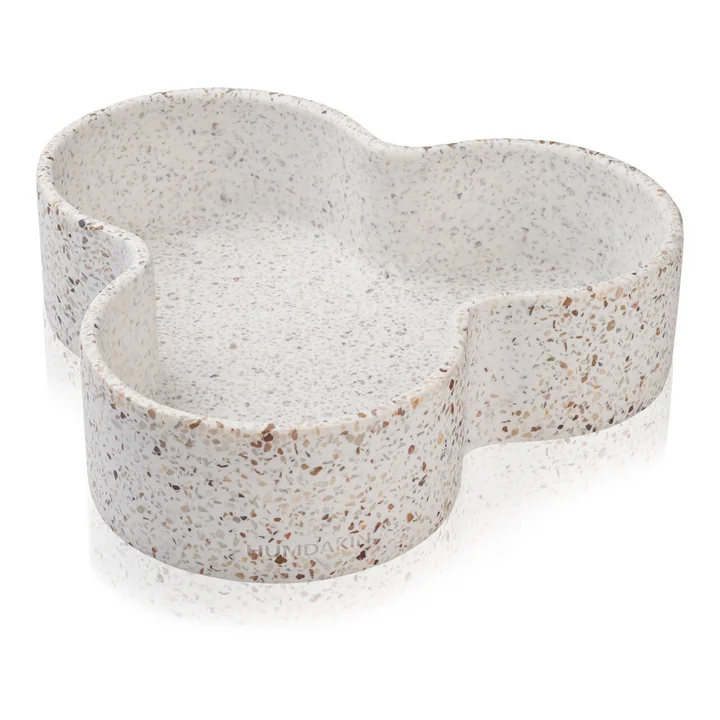 Pisa Terrazzo Schale von Humdakin in der Ausführung rot / beige