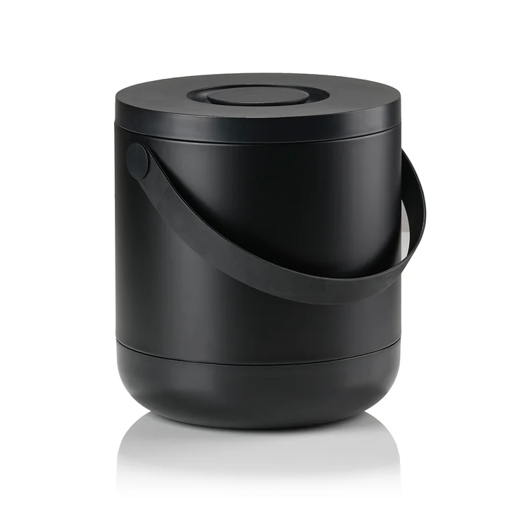 Circular Mülleimer, 15 l., schwarz von Zone Denmark
