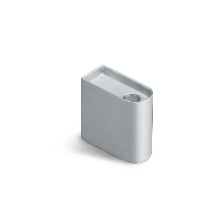Monolith Kerzenhalter low von Northern in der Ausführung Aluminium