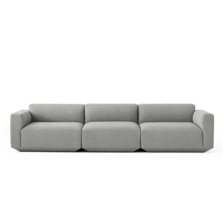 Develius Sofa, Konfiguration D, grau (Hallingdal 130) von &Tradition