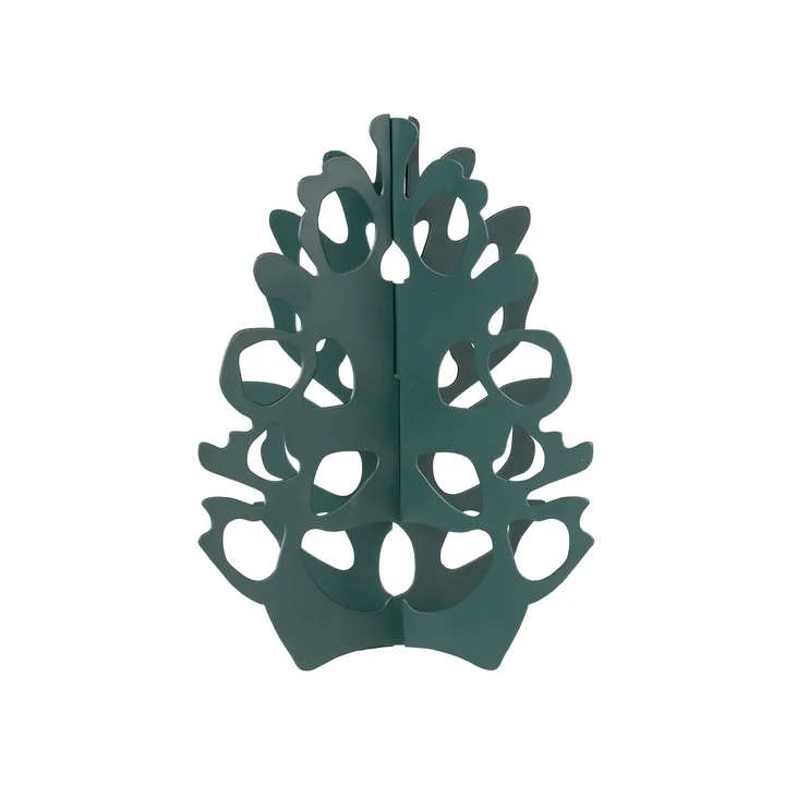 Broste Copenhagen - Christmas Cone Tischdekoration, Ø 16 cm, forest green