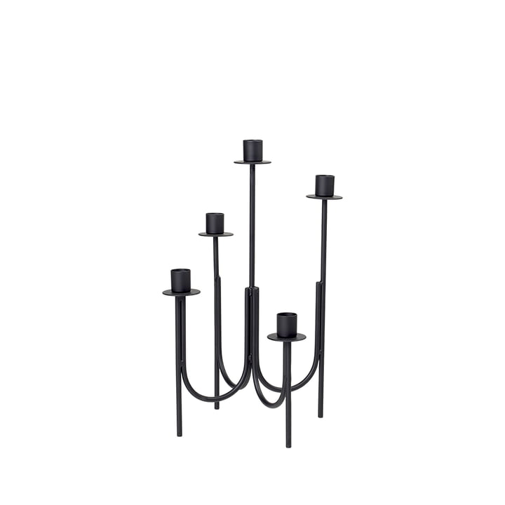 Farri Kerzenständer, H 36 cm, schwarz von Broste Copenhagen