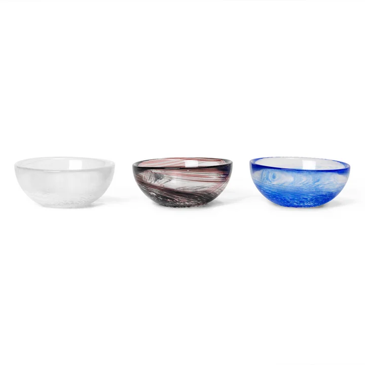 Tinta Glasschalen (3er- Set), multi von Ferm Living