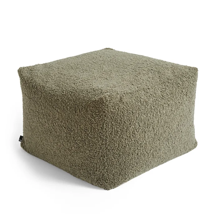 Snug Pouf, H 40 cm, olivgrün von HAY