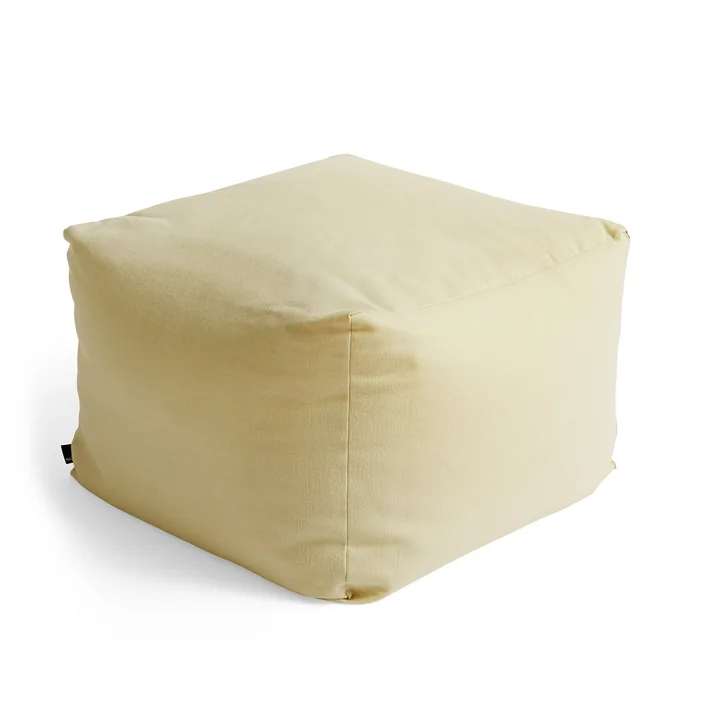 Planar Pouf, H 40 cm, gelb von HAY
