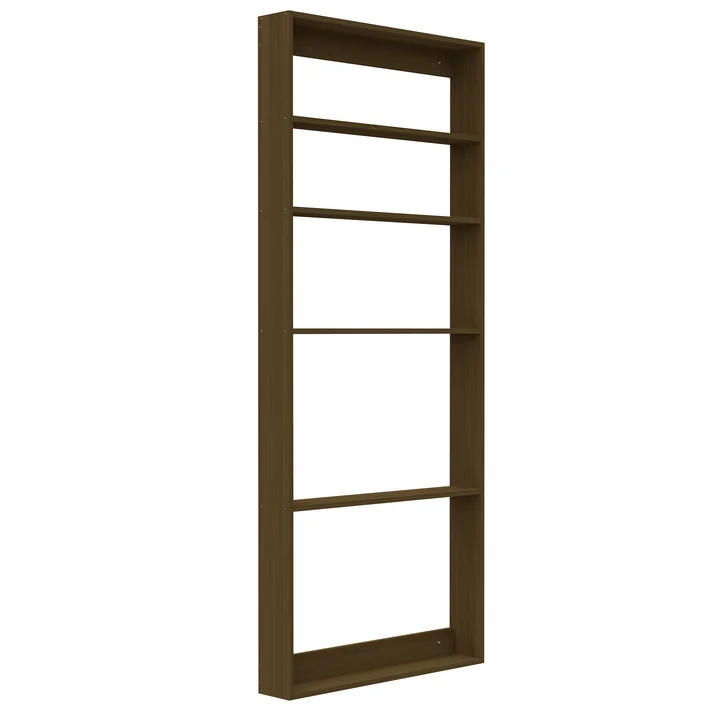 We Do Wood - Fivesquare Wandregal, Eiche geräuchert