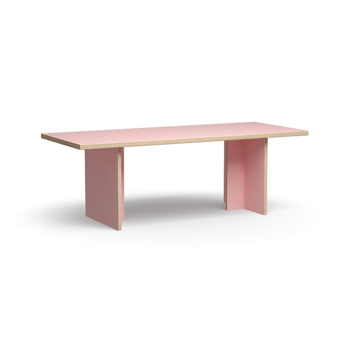 Esstisch rechteckig, 220 cm, pink von HKliving