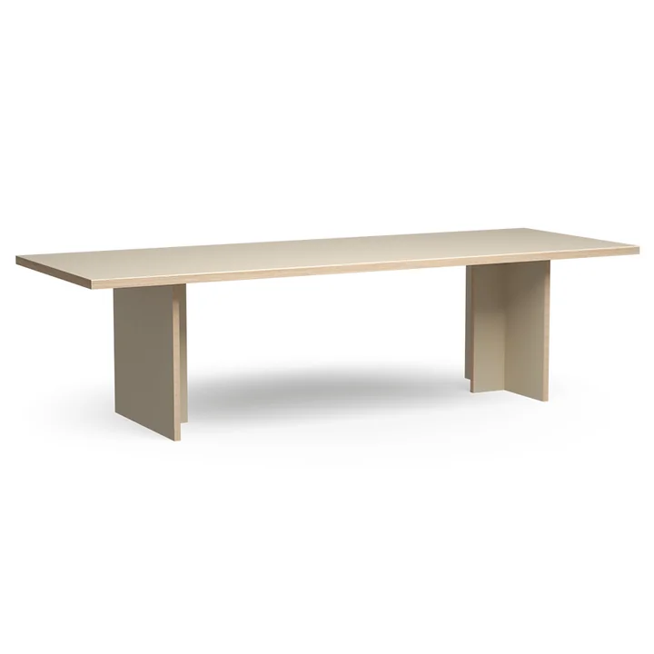 Esstisch rechteckig, 280 cm, cream von HKliving