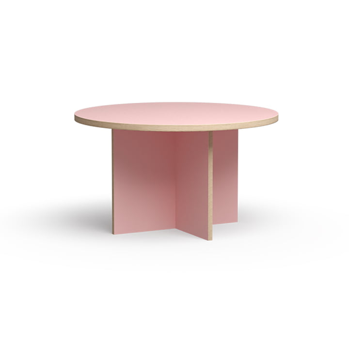 Esstisch, rund, Ø 130 cm, pink von HKliving