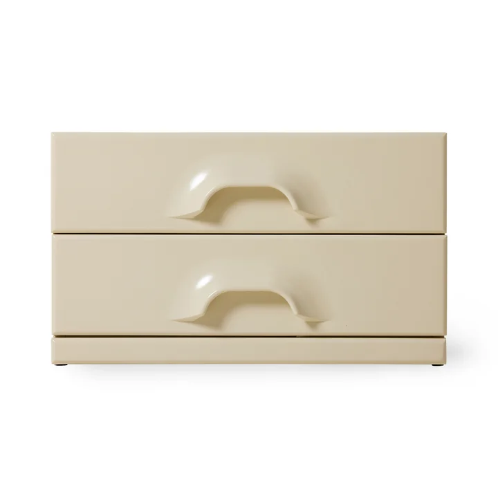 Nachttisch mit Schubladen, cream von HKliving