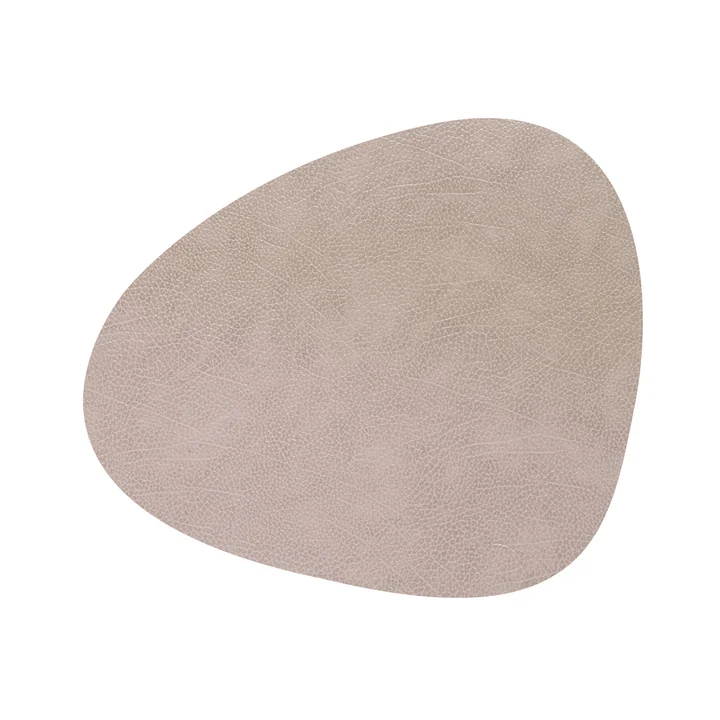 Tischset Curve M, 31 x 35 cm, Hippo warm grey von Lind DNA
