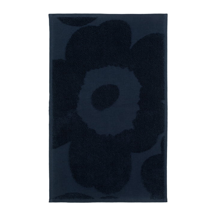 Unikko Gästehandtuch 30 x 50 cm, dunkelblau von Marimekko