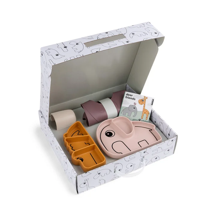 Geschenkbox Stick & Stay, rosa von Done by Deer