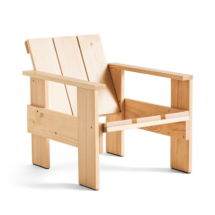 Crate Lounge Chair, L 77 cm, pine von HAY