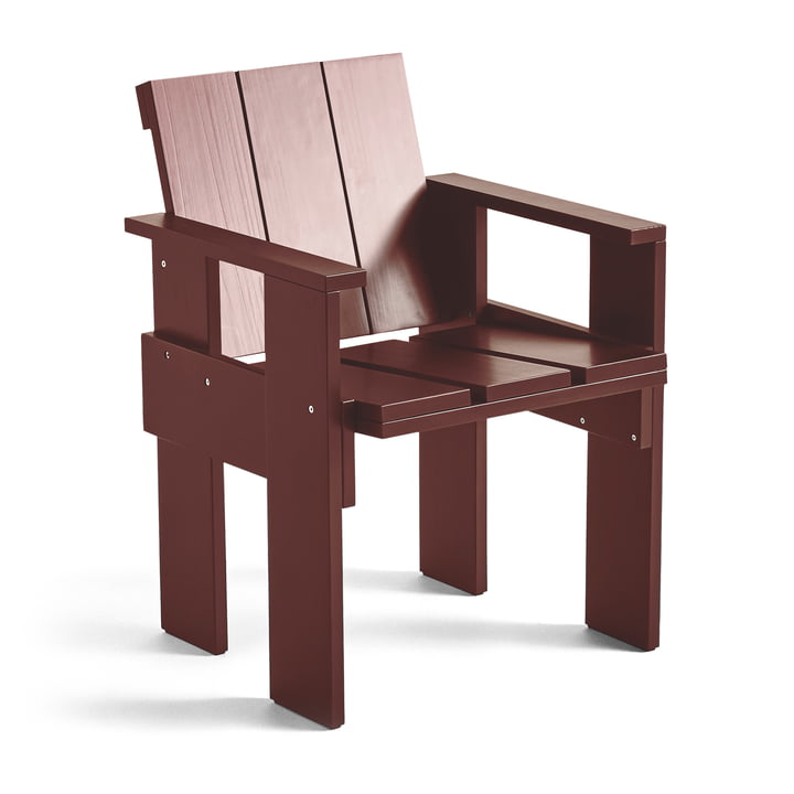 Crate Lounge Chair, L 64 cm, iron red von Hay