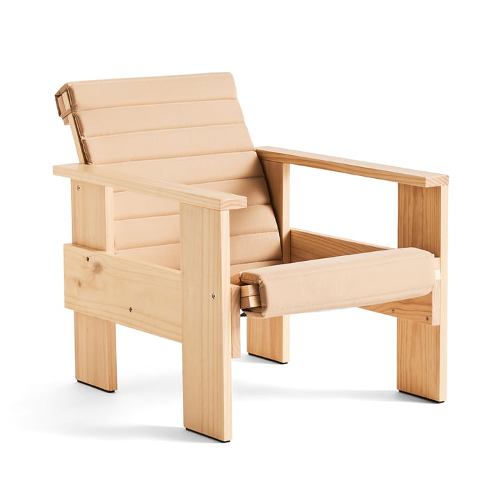 Sitzkissen für Crate Lounge Chair, L 130 cm, beige von Hay