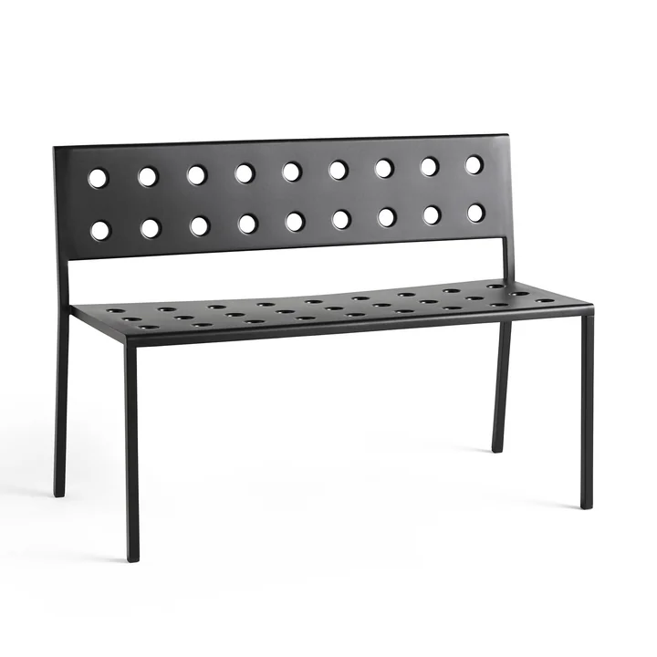 Balcony Dining Bank, L 114cm, anthrazit von HAY
