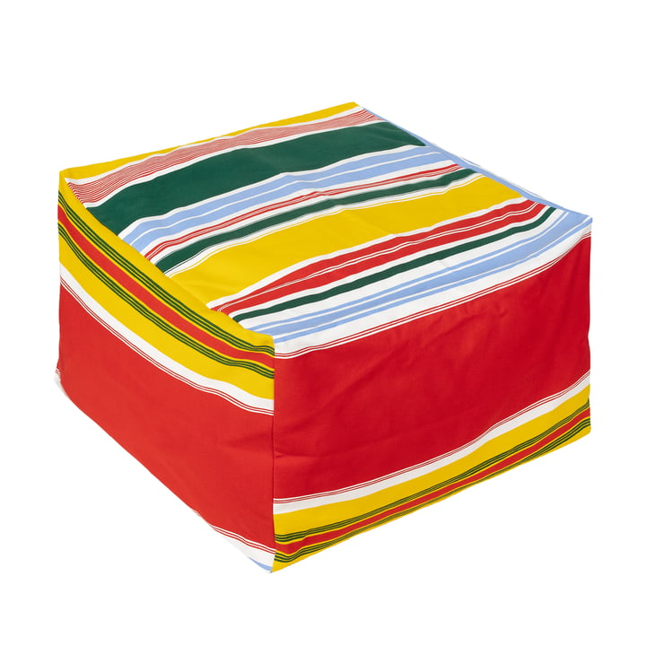 Marimekko - Paraati Sitzsack, weiss / multicolor