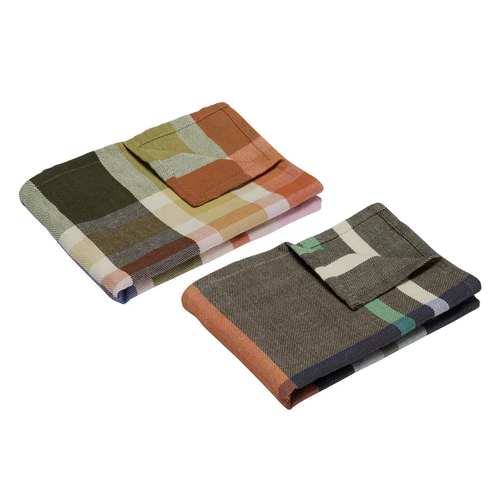 Playful Geschirrtuch, mehrfarbig (2er-Set) von Hübsch Interior