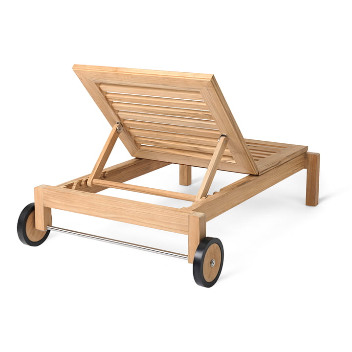 AH604 Sonnenliege, Teak unhandelt von Carl Hansen