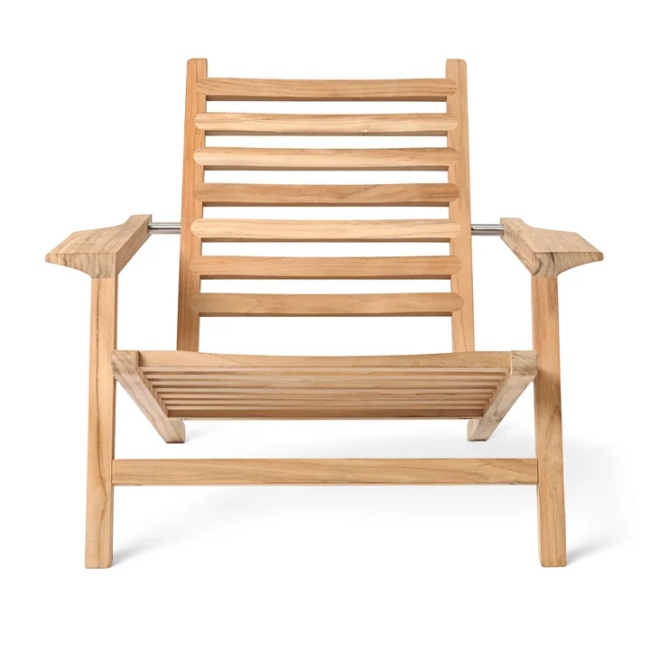 AH603 Liegestuhl, Teak unbehandelt von Carl Hansen